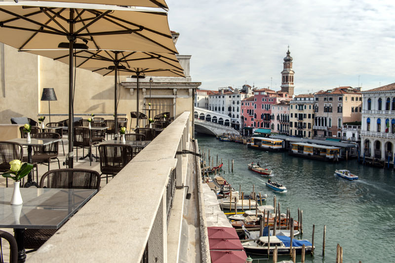 Hochzeitshotel Palazzo Canova - Dachterrasse